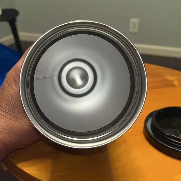 RARE!! New Starbucks MATTE BLACK STAINLESS STEEL Cold Cup Tumbler 24 oz - Picture 4 of 6